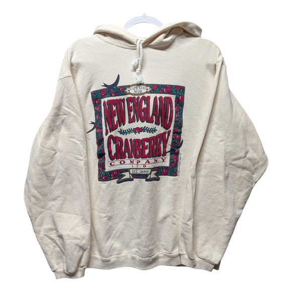 1994 New England Cranberry Company Hoodie Sweatshirt - Picture 1 of 7